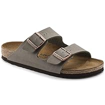 Birkenstock 151211 Arizona stone, Birkibuc PIANELLE Uomo, Stone EU 41
