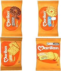Kit 100 Sachês Biscoitos Marilan Sabores Sortidos