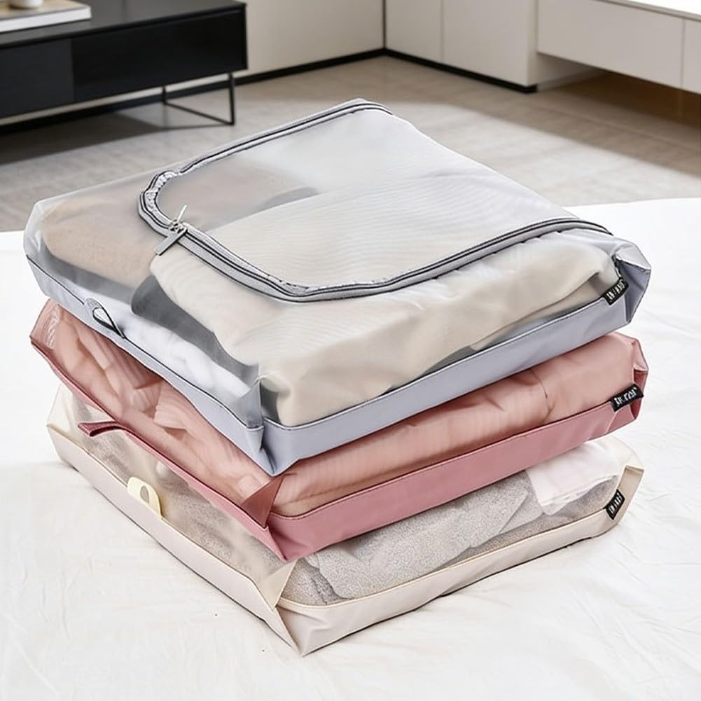 Bolsa Organizadora de Malla Ligera para Viaje 33x30cm(Gray C)