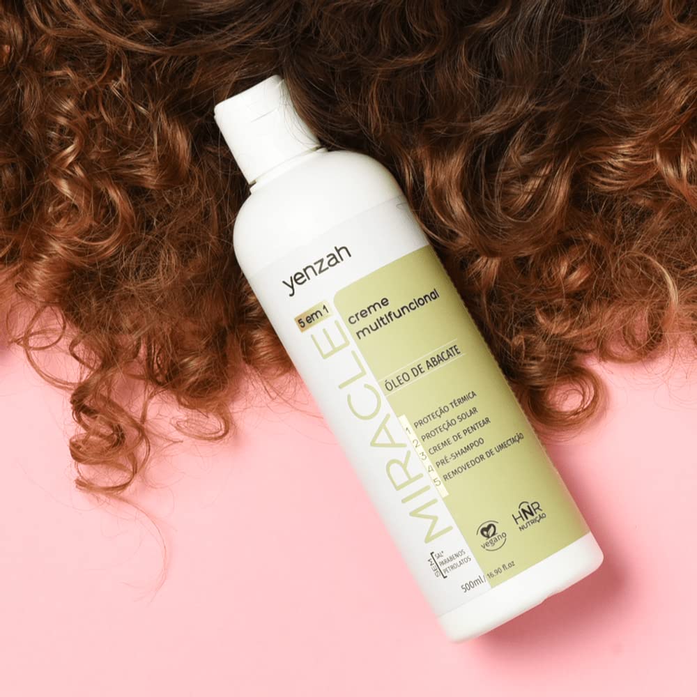 miracle1013ぺーじ(＾▽°) Yenzah YENZAH - MIRACLE 5 ABACATE - LEAVE IN 500ml | Amazon.com.br