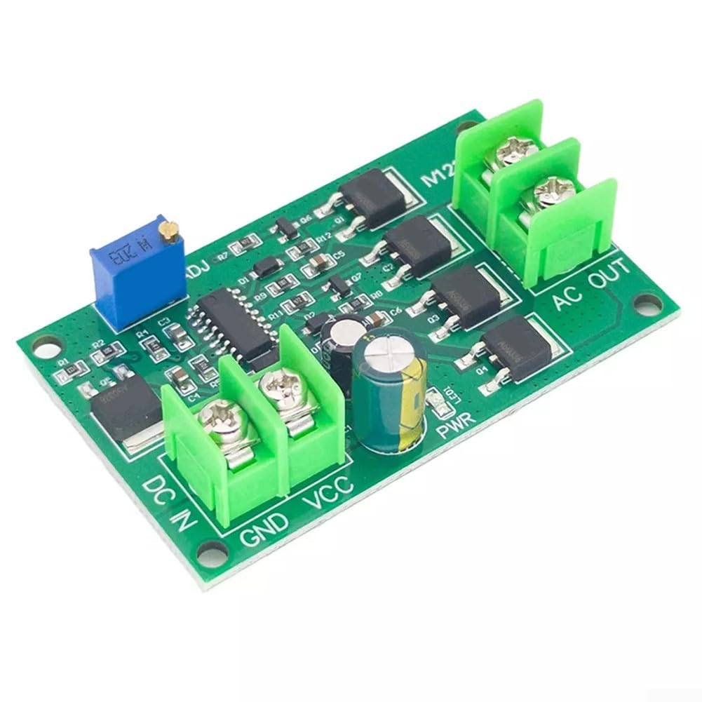 Efficiente inverter da CC a CA da 200 W, ingresso 12 V, modulo di segnale a onda quadra 50 Hz con protezione da connessione inversa