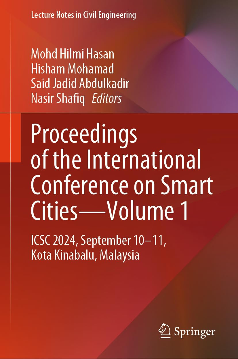 ICSC 2024 Smart Cities actes de colloque scientifique en anglais
