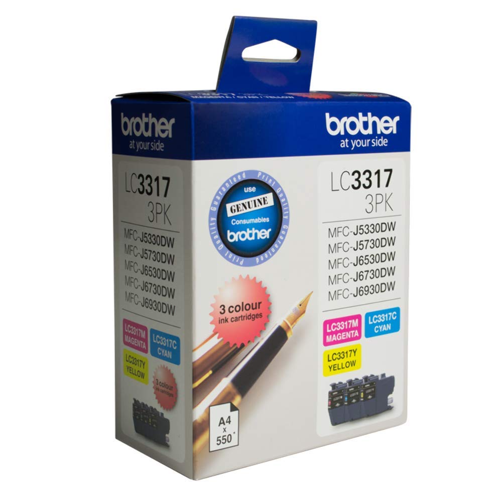 Amazon.co.jp: Brother 純正 LC3317 カラーインクカートリッジ