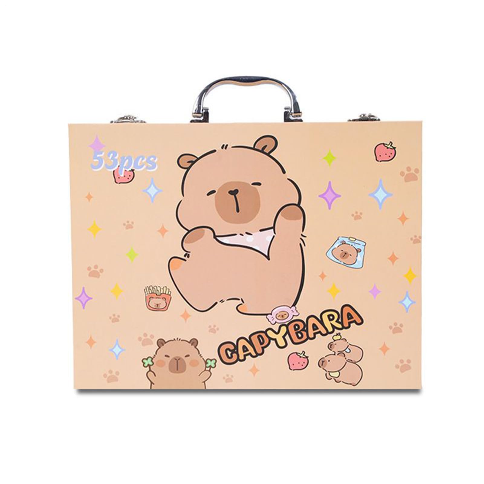 Set Di Penne Per Disegno, Kit Artistico con Pastelli a Olio e Pennarelli per Bambini, Colori Vivaci, Materiale Didattico Creativo per Lezioni d'Arte, Scuola, Viaggi e