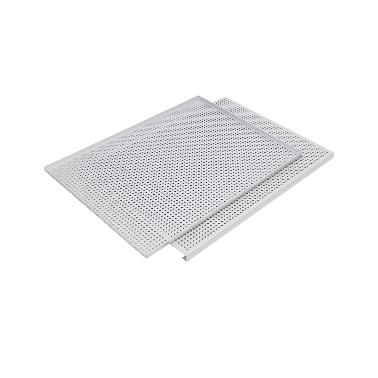 Plaque de cuisson aluminium 60x40 cm lot de 2 antiadhésive pour four domestique et commercial