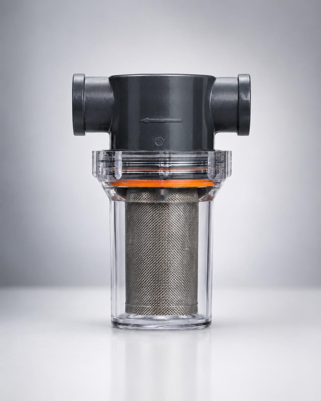 1/2' Female NPT in-Line Water Strainer Filter with Stainless Steel Mesh
