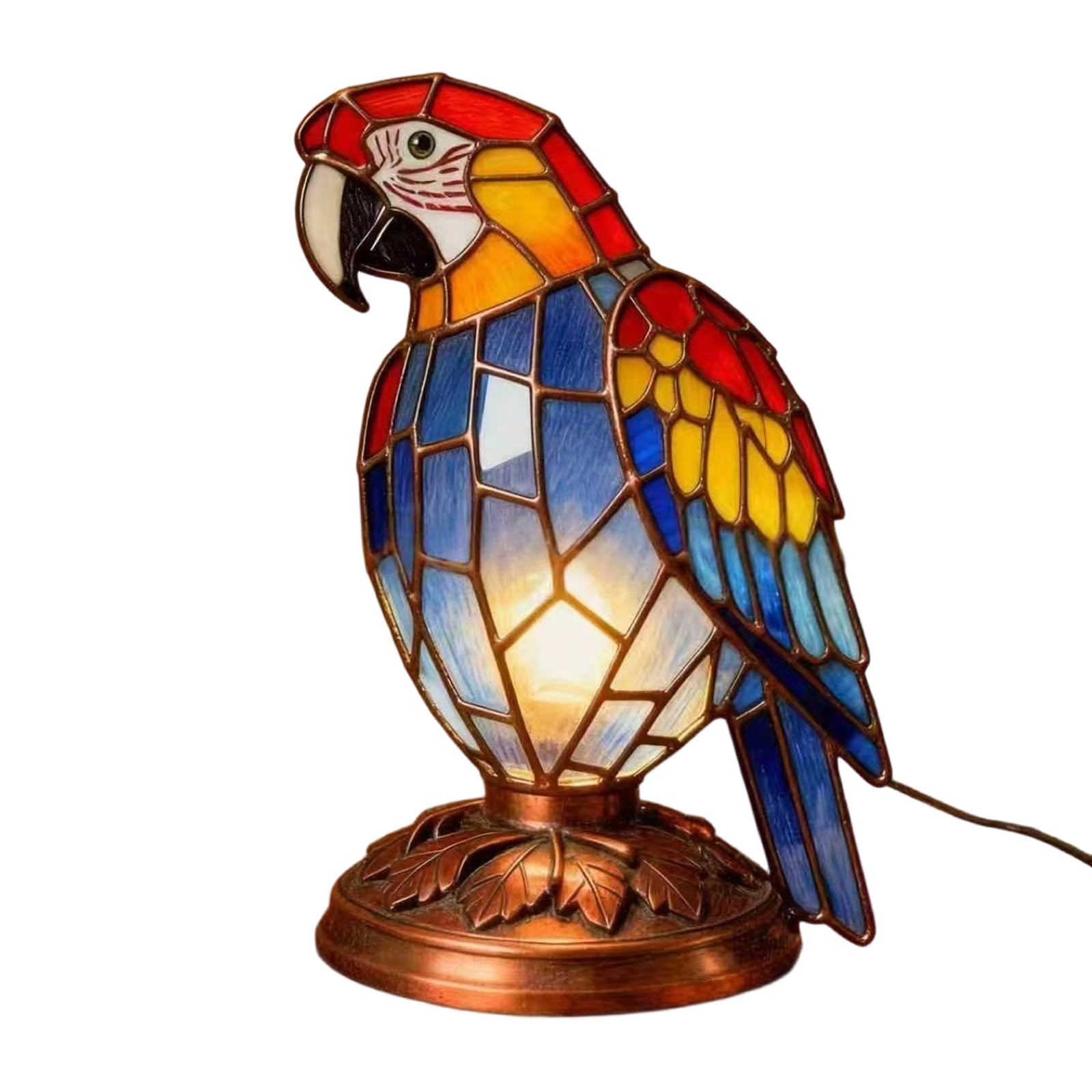 Jazuaiao Hand Painted Resin Animal Night Light for Giving with Soft Glow Special Occasion Vibrant Hand Painted Resin Animal Night Light for Giving with Soft Glow Special Occasion