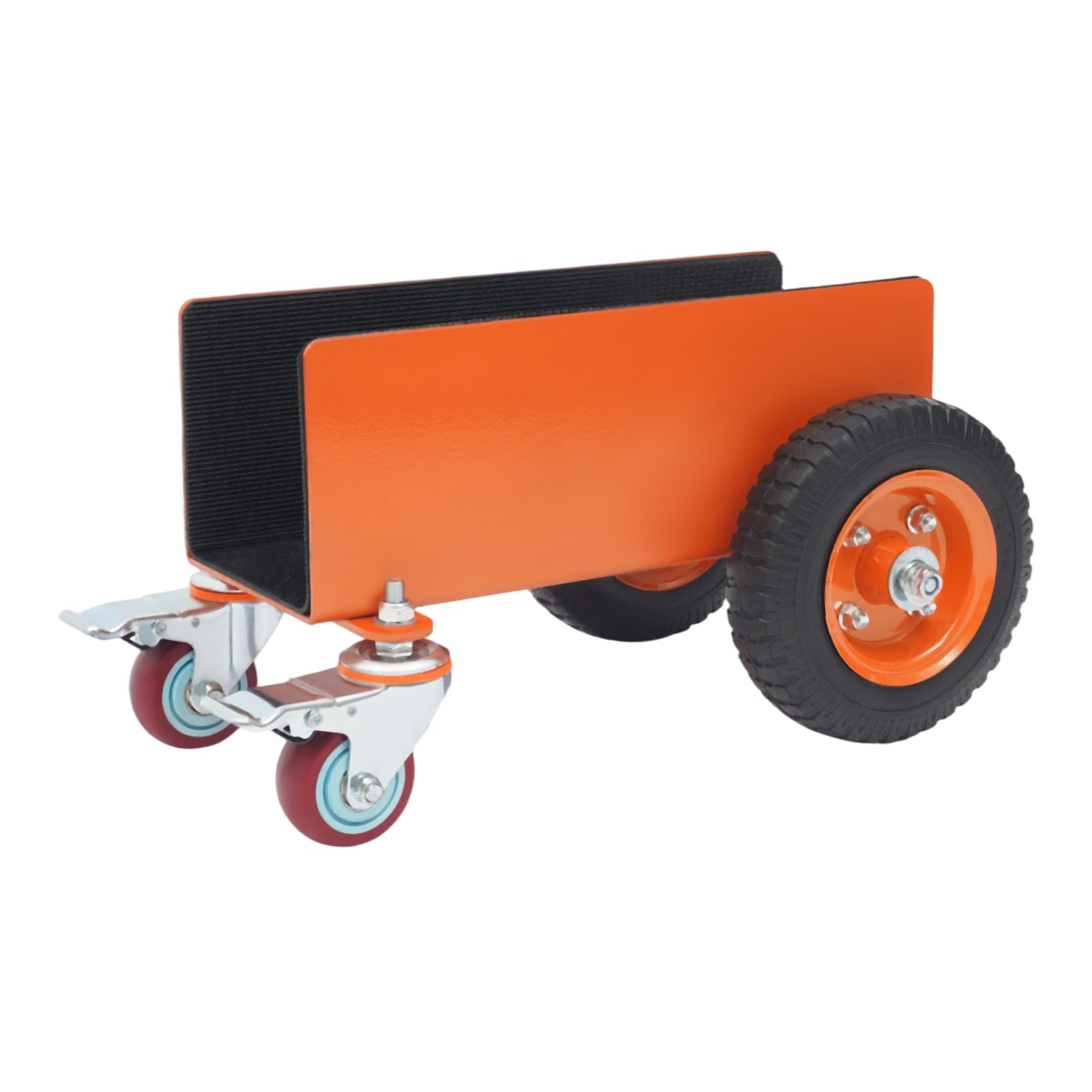 Carrello con morsetto a pannello, 300 kg, capacità di carico, in acciaio, con ruote universali, per cartongesso, 45 x 31,5 x 25,5 cm