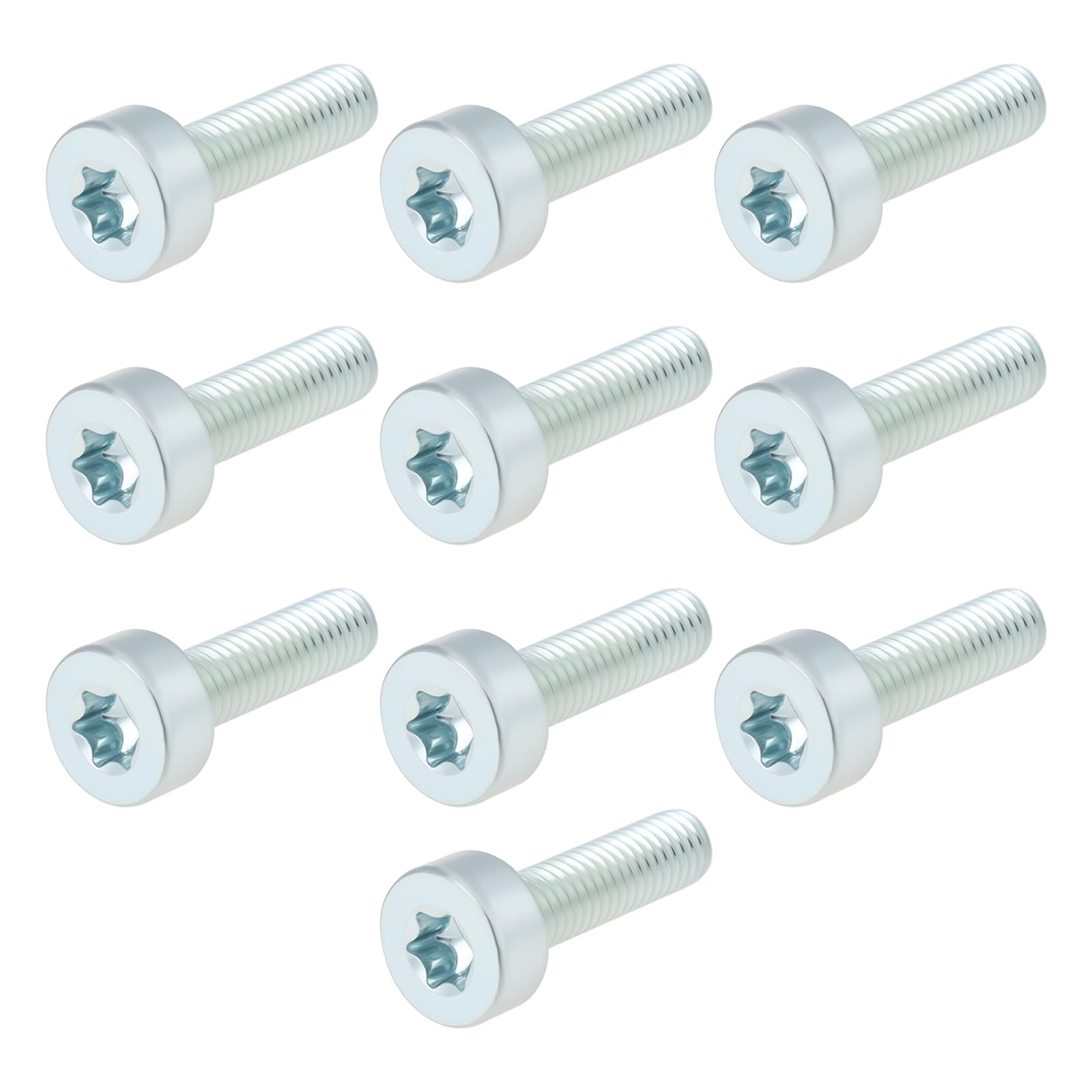 AS Axis Spindleon 10 Pcs Chain Saw Starter Cylinder Fixing Plum Blossom Screws M5x18mm T27 9022 340 1010 Compatible with STIHL