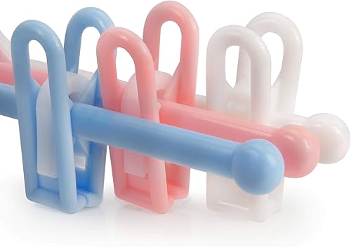 Miniatura 4 de HANGERWORLD 20 Blanco 11.8 in Niños Plástico Top Coat Ropa Ropa Bebé Niño Perchas