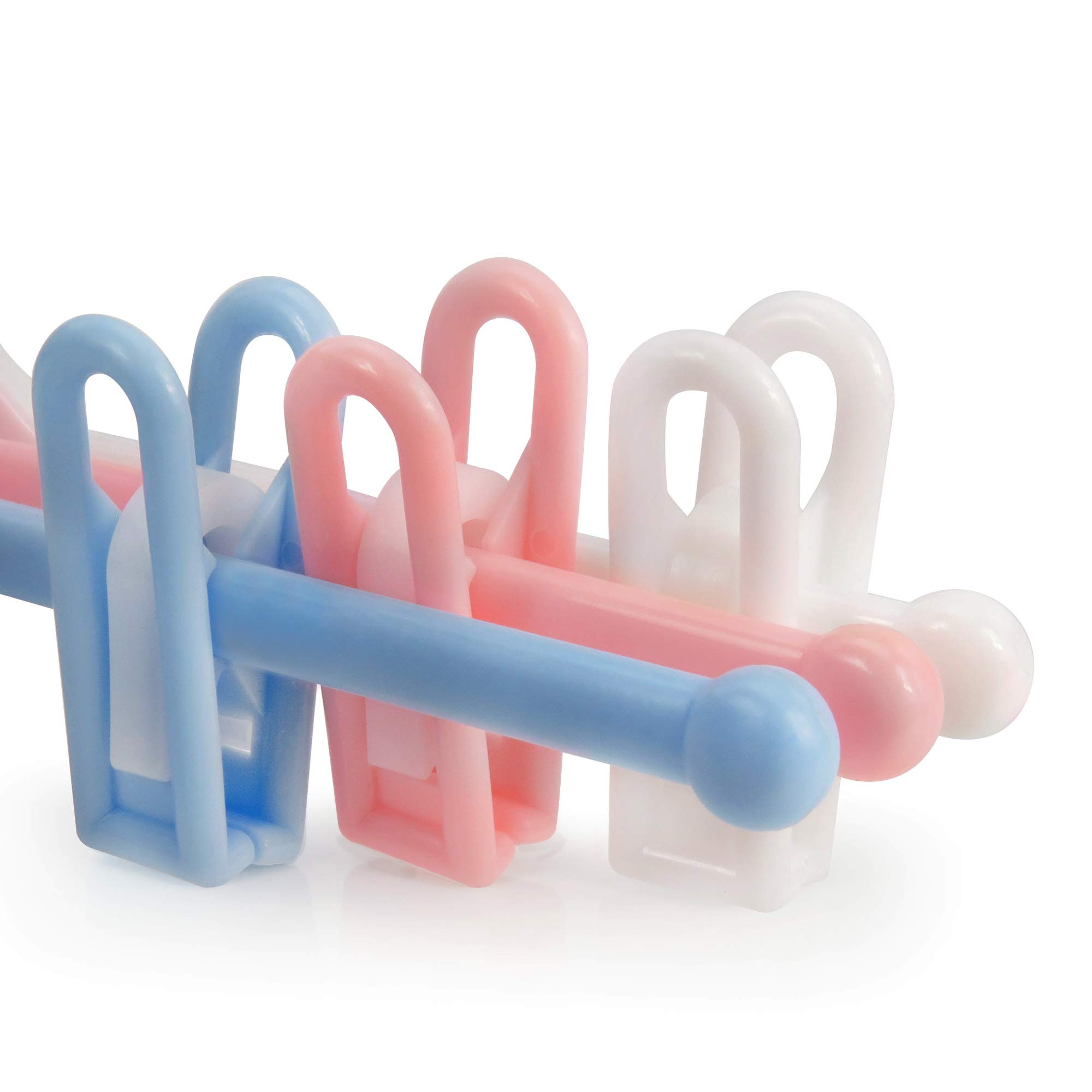 HANGERWORLD 20 grucce bianche in plastica da 30 cm, per top coat e indumenti per bambini