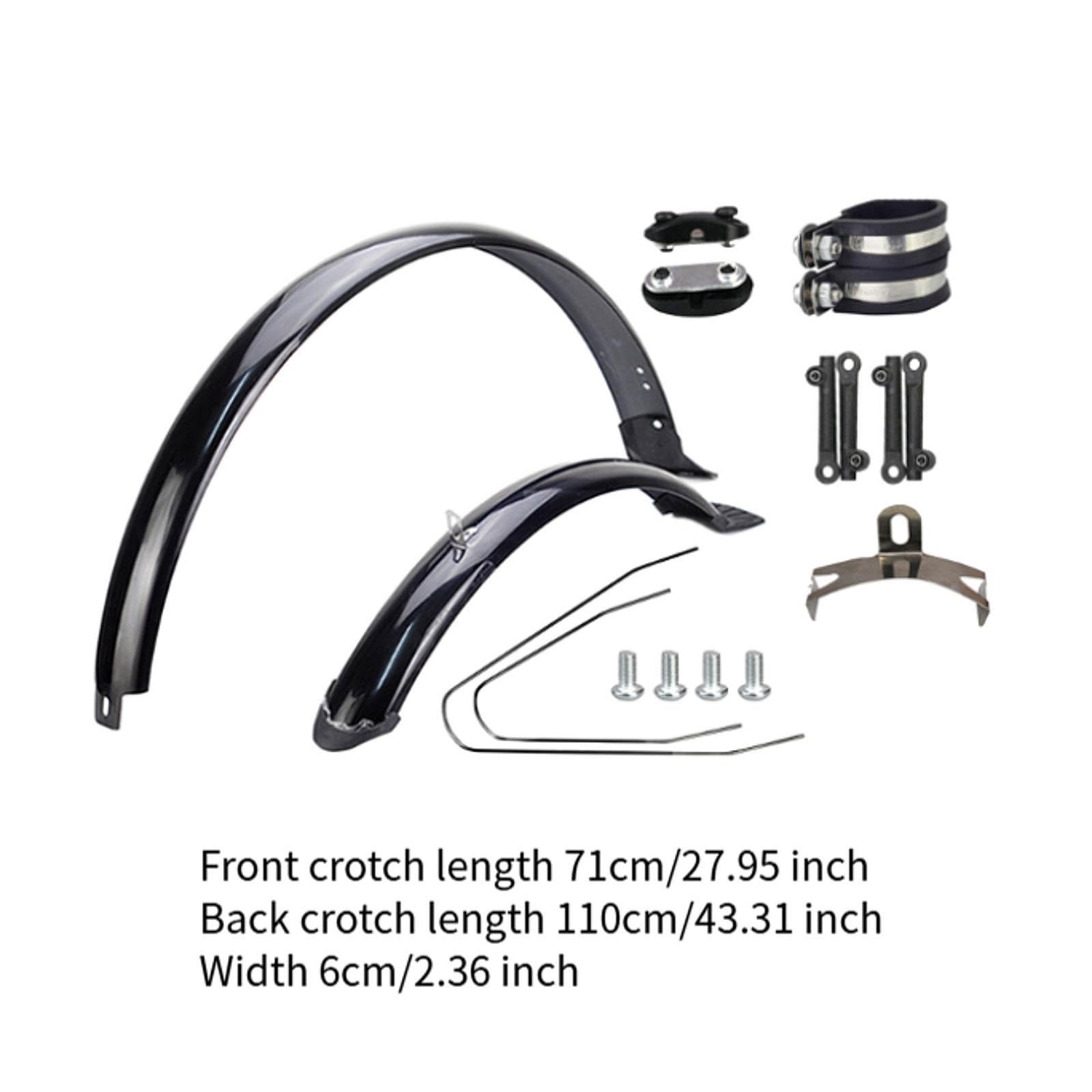 Fahrradschutzbleche Vorne Und Hinten, Mountainbike Schutzbleche, 29 Zoll Radschutz, Rostfreie Fahrrad Schmutzfänger für Outdoor Fahrten