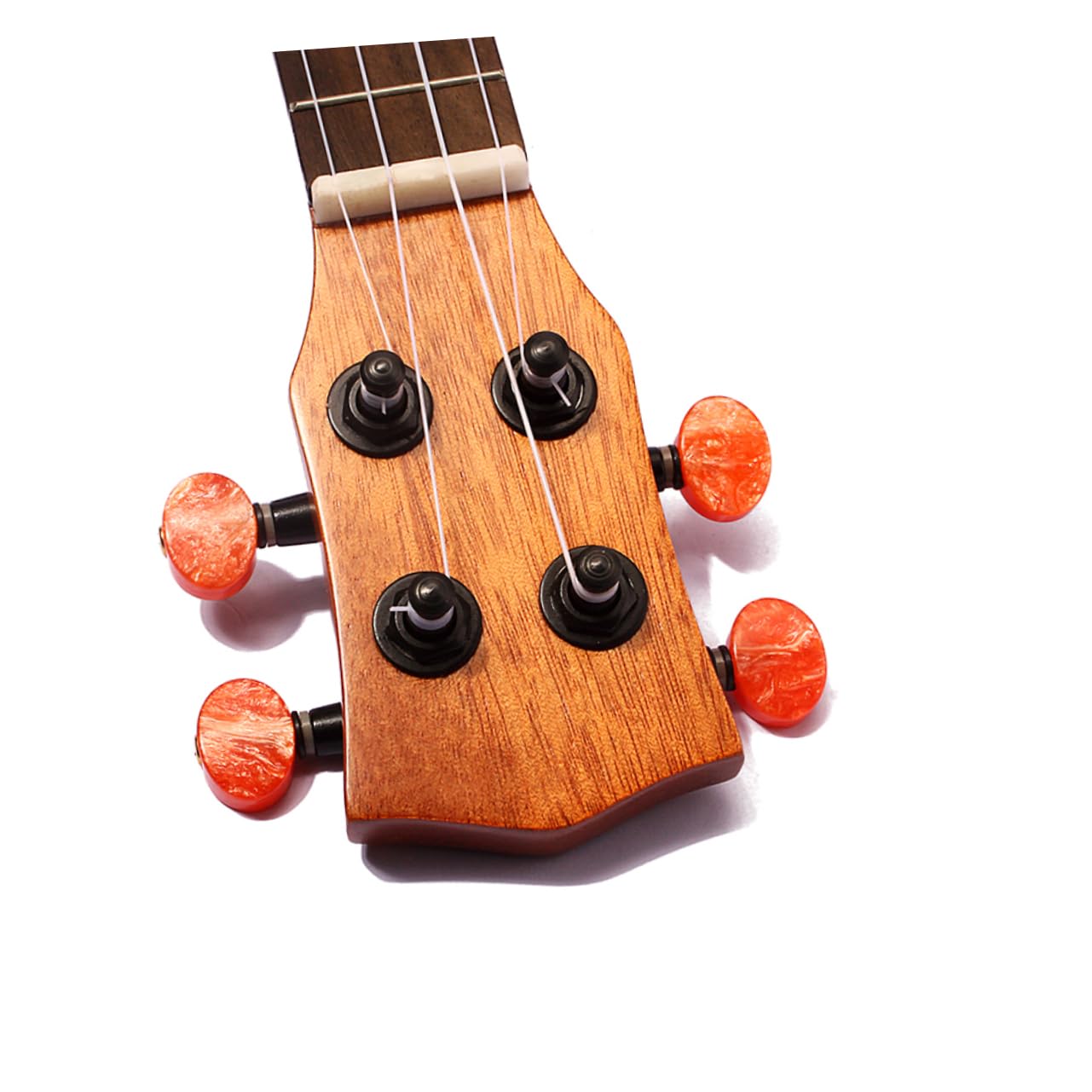 Kleiner Taschen Ukulele aus Massiver Fichtendecke Laminiertem Sapele Boden 4-saitig mit Griffbrett Reise Ukulele für Kinder und Anfänger