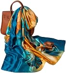 Femmes foulard foulard soie Feeling écharpe mode écharpes long léger châles pour les femmes