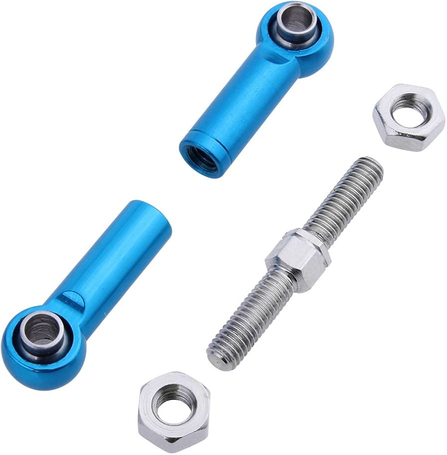 Amazon.com: Hobbypark 6PCS Adjustable Aluminum Steering Linkage