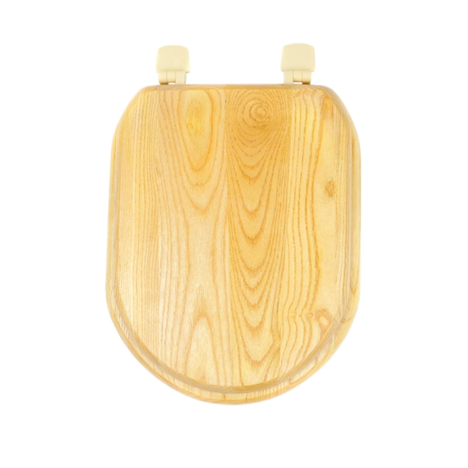 Siège de toilette en bois déclipsable pour un nettoyage facile du WC