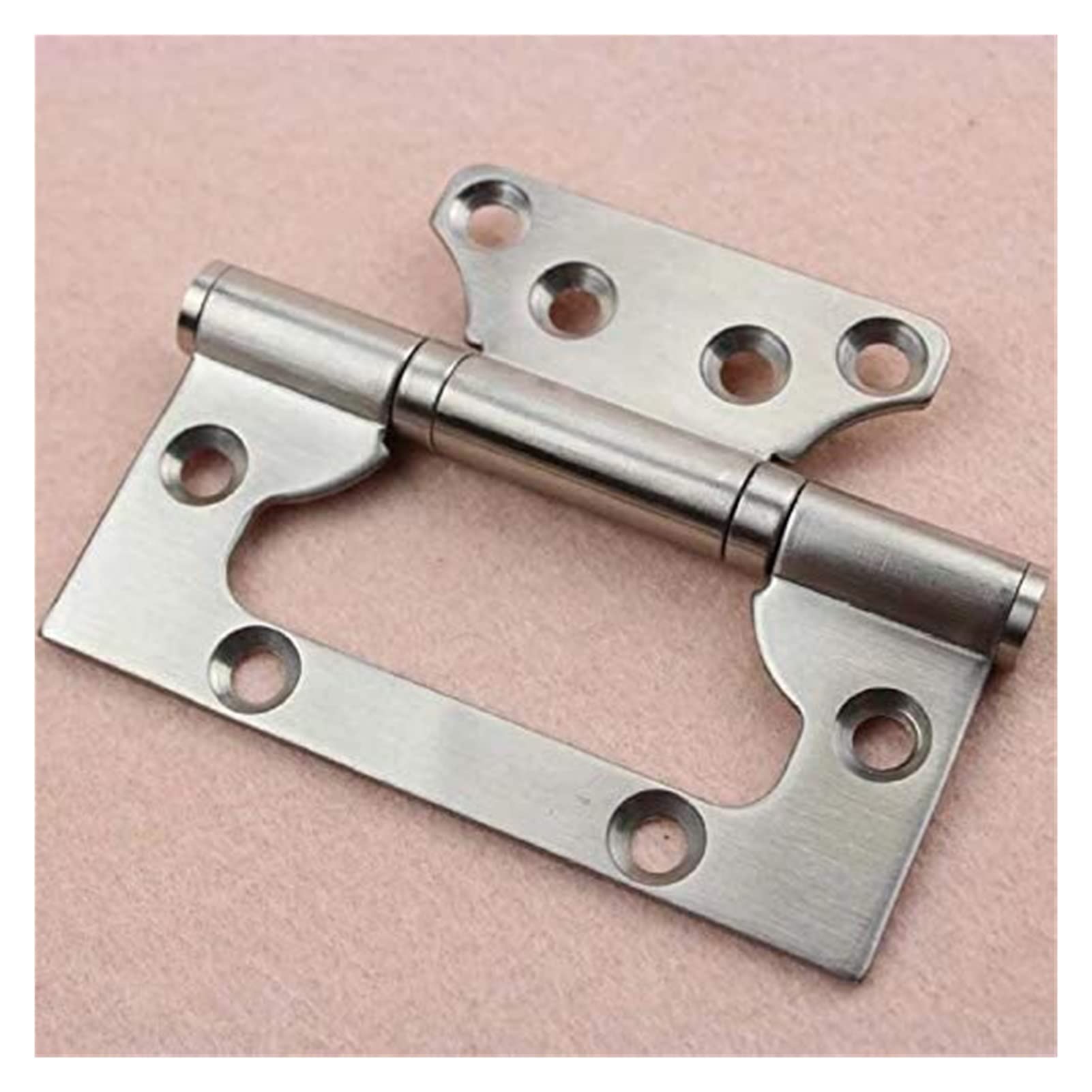 Cerniere per Porte, Cerniera per Porte da 4 Pollici Resistente Cuscinetto per Slot Libero in Acciaio Inossidabile Cerniera per Porta Secondaria Muta Ispessita per Interni