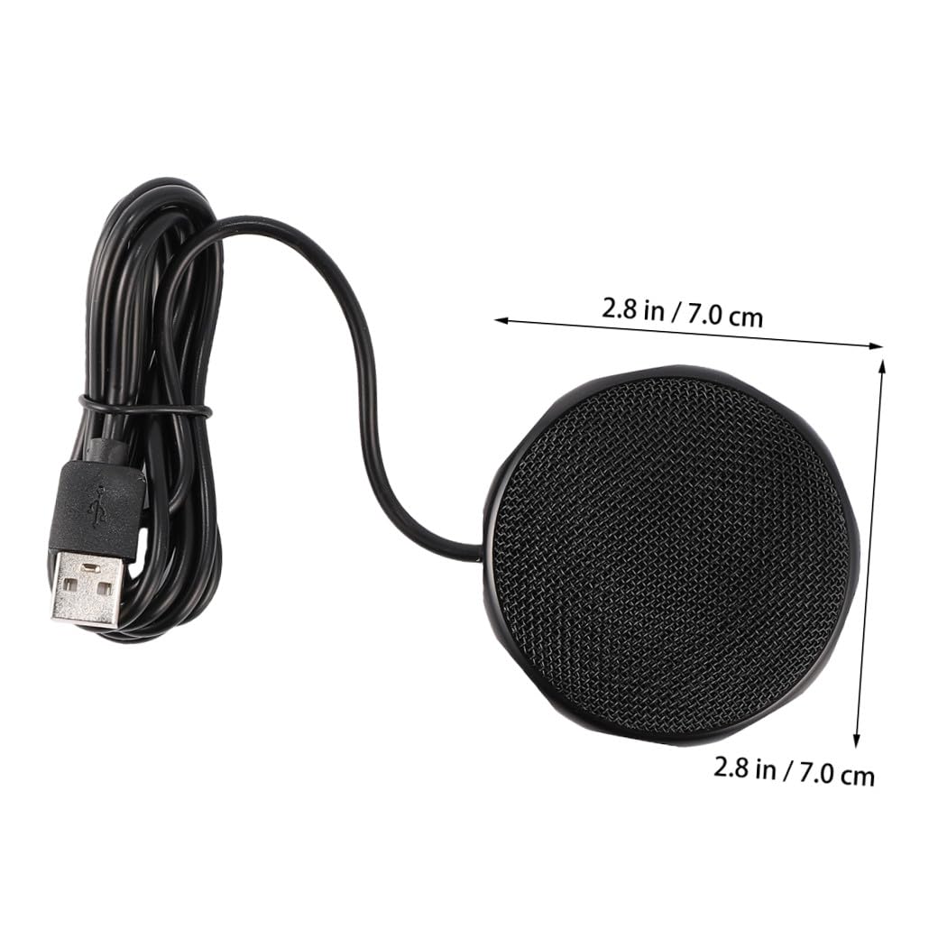 TEHAUX 3pièces Microphone De Conférence USB Omnidirectionnel pour Réunions à Distance Et Appels Professionnels
