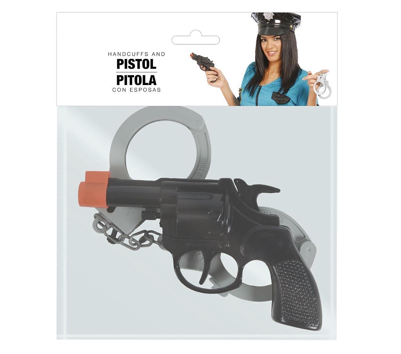 INNORU Polizei-Konfetti Set – 120 Stück, Pistole Produktbild-Vorschau 2