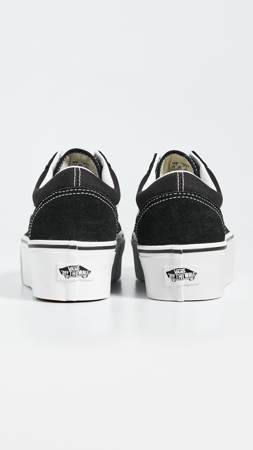 Vans UA Old Skool Stackforms, Black/True White, 10.5 US Women/9 US Men - Image 3