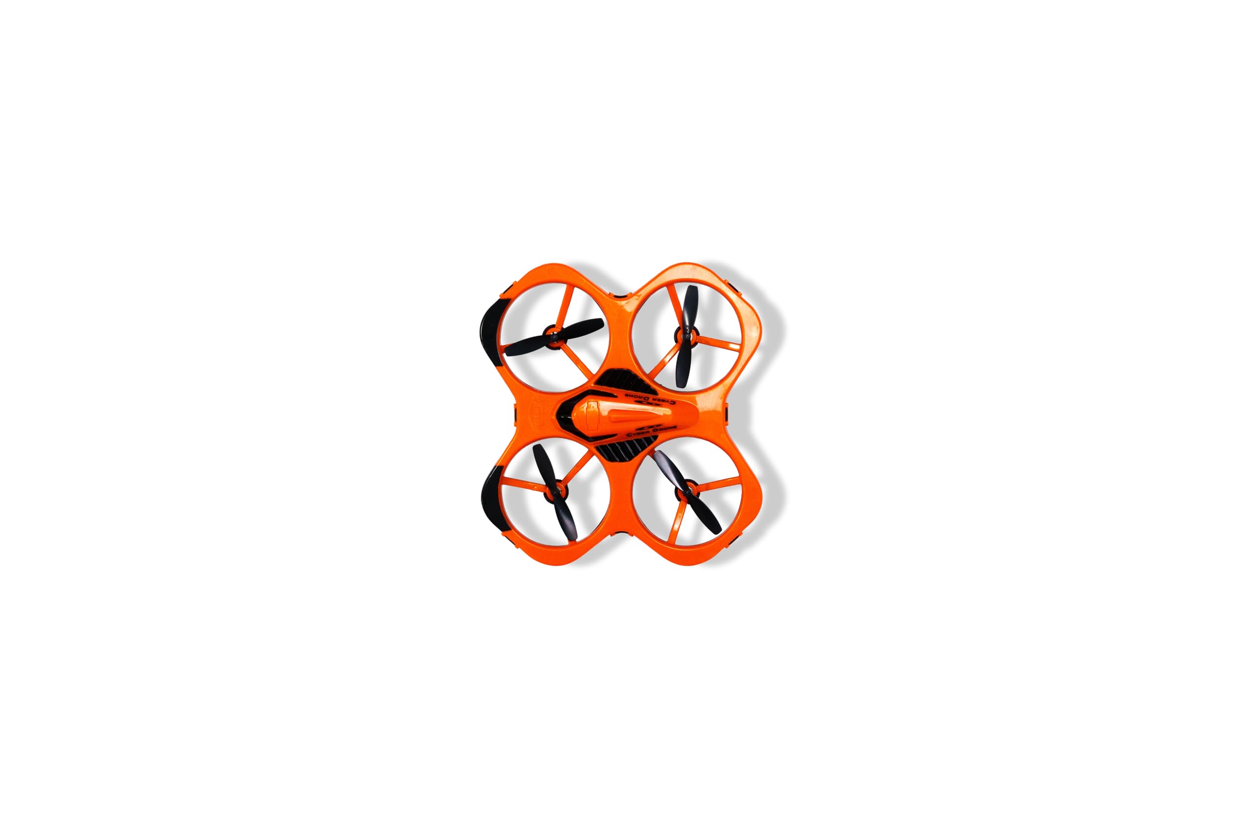 Carson Cyber Drone IR RTF – quadricottero RC con funzione Flip a 360°, modalità Headless, stabilizzazione giroscopica, illuminazione LED, drone radiocomandato, arancione
