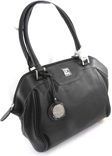 Amazon.com: Bolso de piel 'Ted Lapidus' negro. : Ropa, Zapatos y Joyería