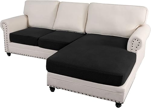 Fundas para sofá seccional, 3 piezas, fundas de cojín para sofá en forma de L, funda separada para sofá seccional izquierdo y derecho (2 plazas + 1