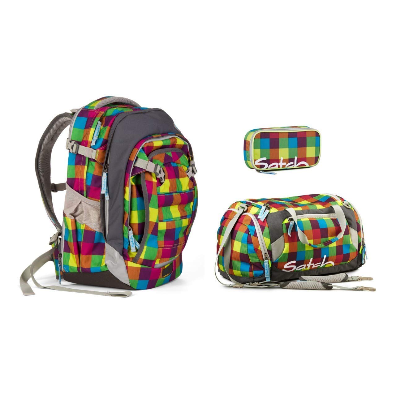 Schulrucksack-Set 2-teilig Inkl. Schlamperbox – Stylisch & Praktisch Für Jeden Tag!