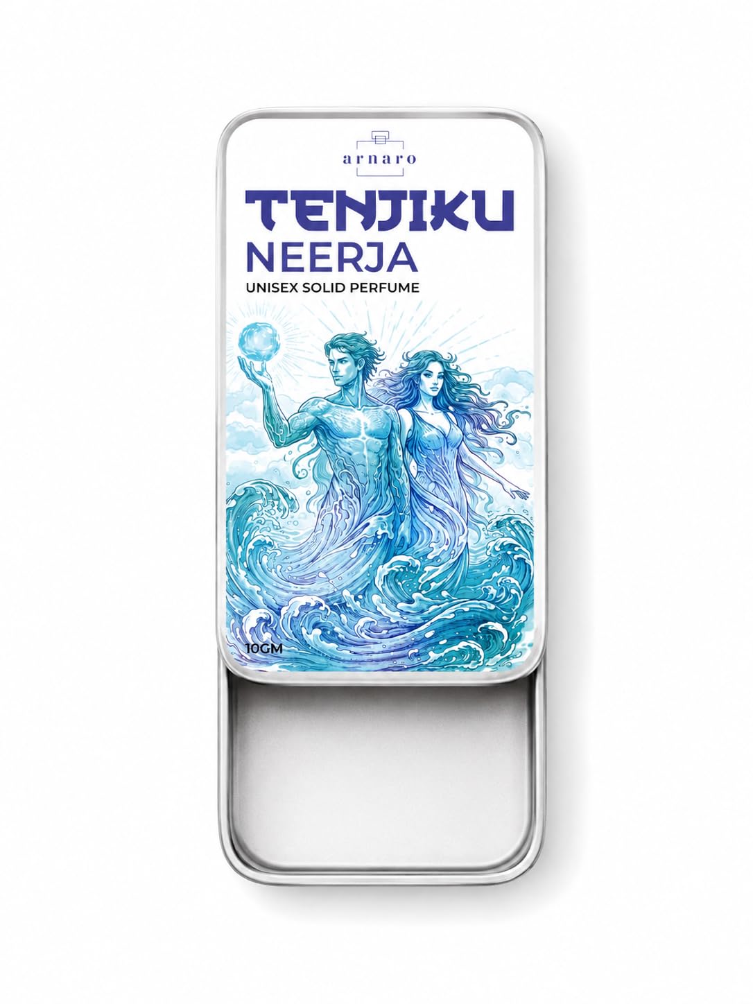 Arnaro TENJIKU Neerja Unisex Solid Perfume, Alcohol-Free, Marine Floral Musk Scent, 10g-picture-49
