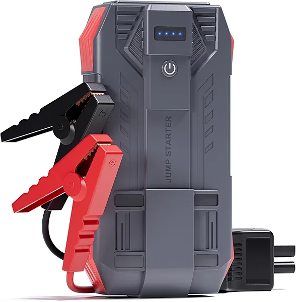 Car Battery Jump Starter, 4000A Portable Jump Starter Battery Pack for Up to 10L Gas and 8L Diesel Engines, 12V Jump Box with USB/Power Bank/Dual Output/LED Light