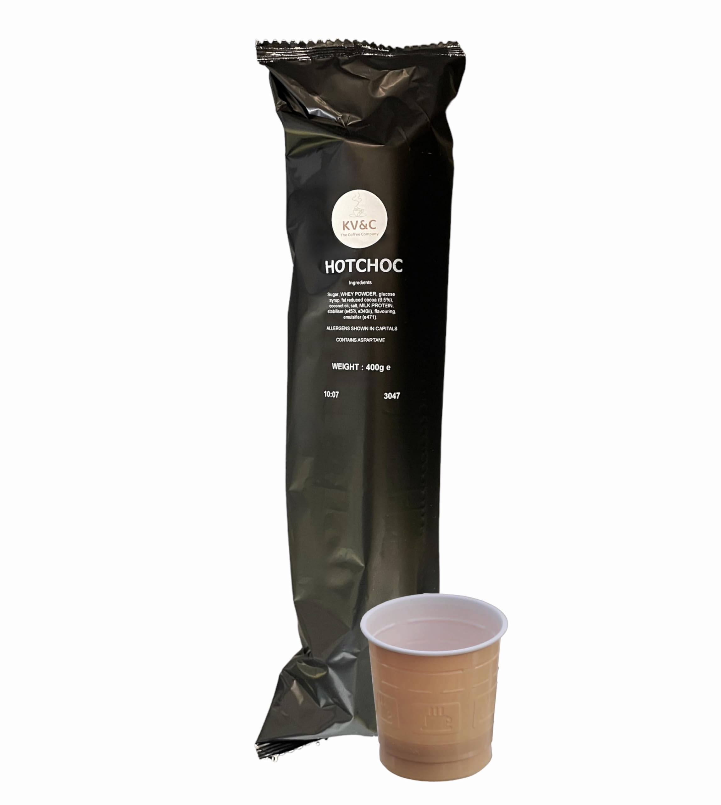 Premium Hot Chocolate | In Cup Vending Commercial Machines | Camping | Travel | Office | 73mm | INCUP KLIX Drinks (PREMIUM HOT CHOCOLATE - 25 CUPS (1 SLEEVE))