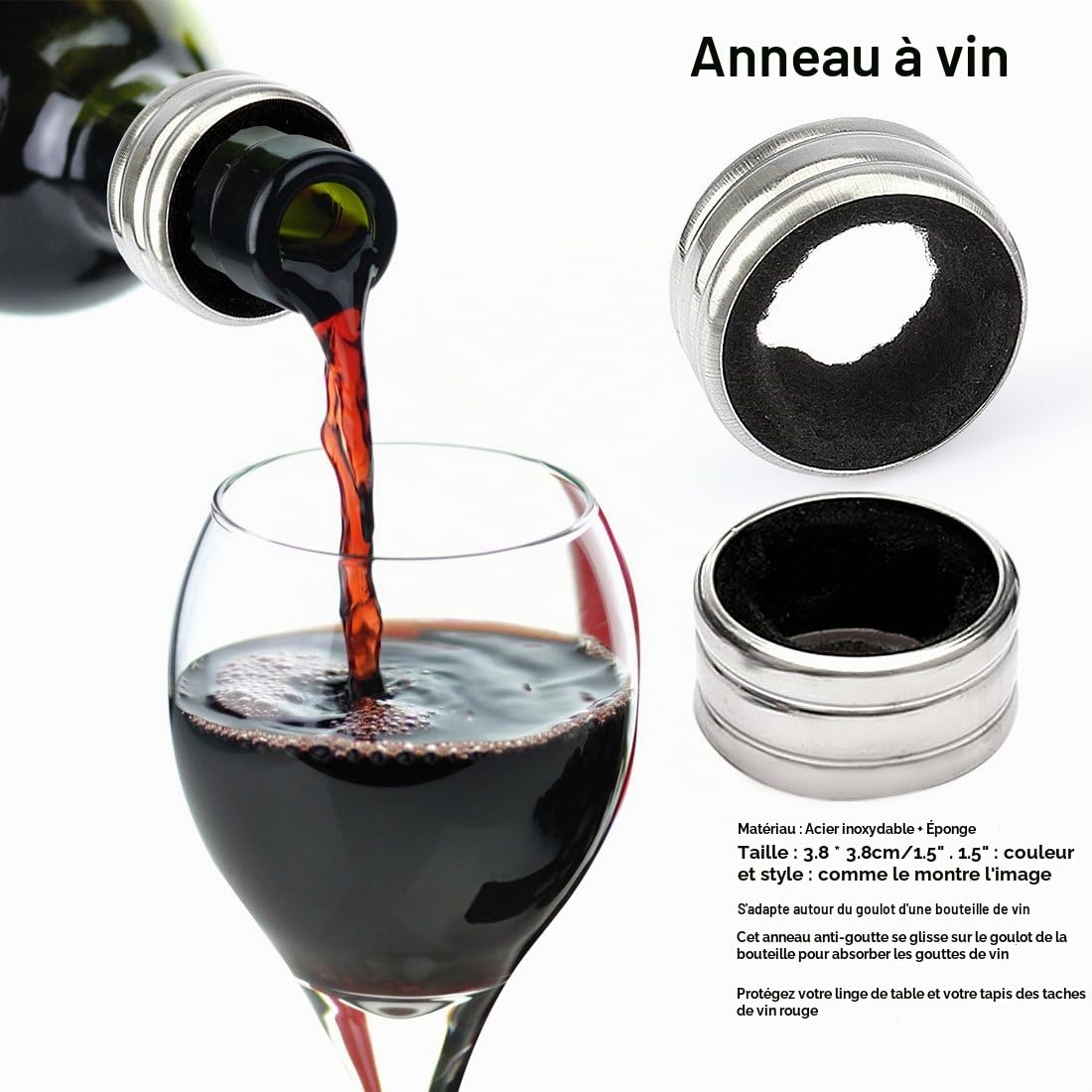 Tire bouchon dans une boîte cadeau en bois, ouvre bouteille de luxe, ensembles de sommelier avec ouvre-bouteille, bouchons à vin, ensembles d'accessoires pour vin (Style 02)