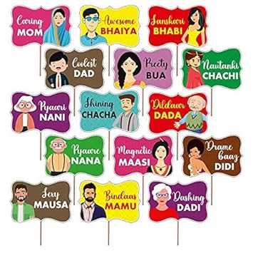 Zyozi15 Pieces Baby Shower Boy Photo Booth Props - Baby Shower Decorations, Gifts, Favors and Supplies for Boy - Pregnancy Announcement - Gender Reveal Party (Multicolour)