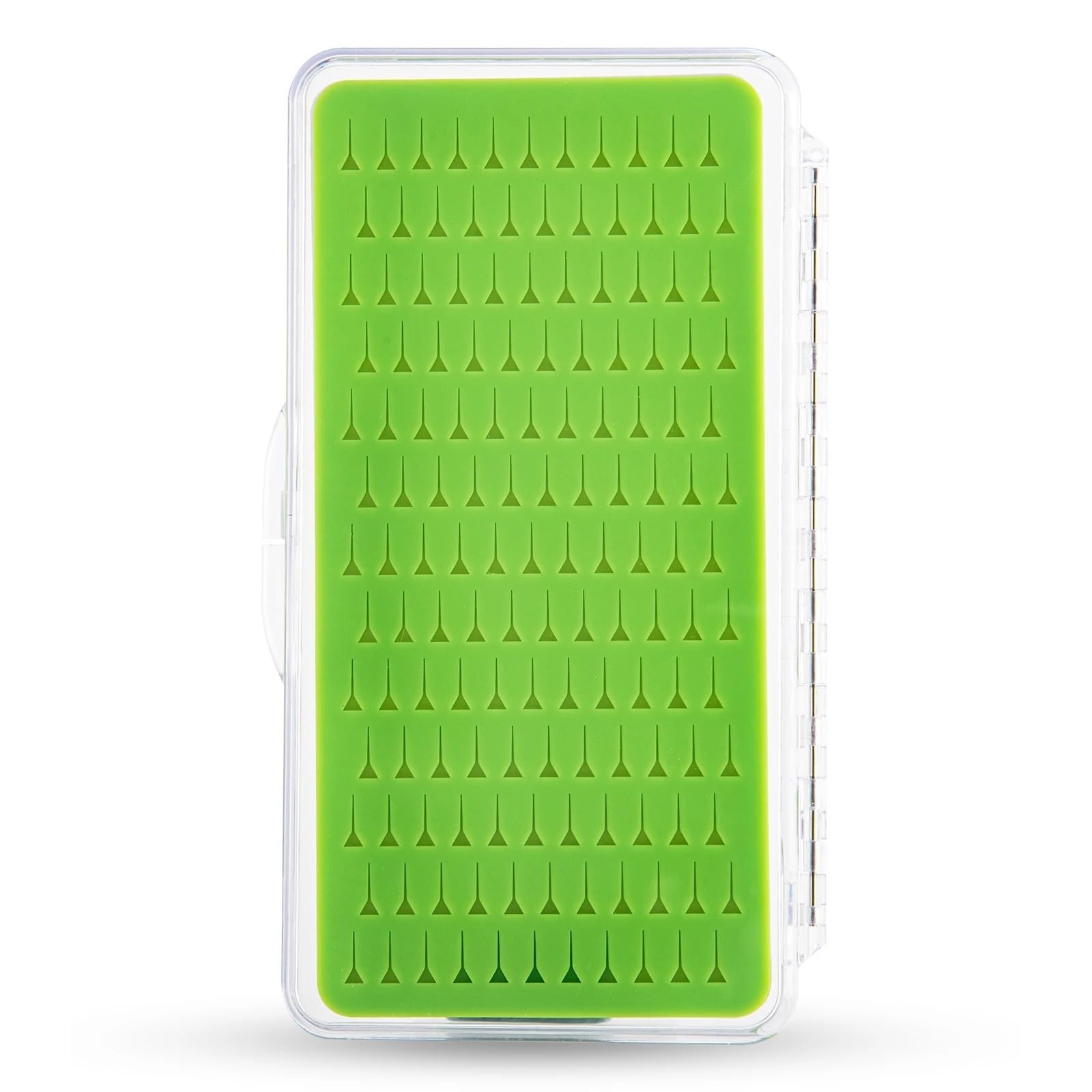Cajas de almacenamiento señuelos pesca con mosca, contenedor impermeable, caja anzuelo plástico ABS transparente, accesorio for aparejos Adecuado para anzuelos y cebo(Green2)