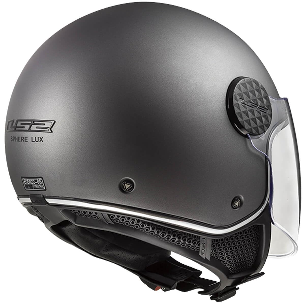 Kask motocyklowy LS2 OF558 SPHERE LUX MATT TITANIUM, Titanium, L
