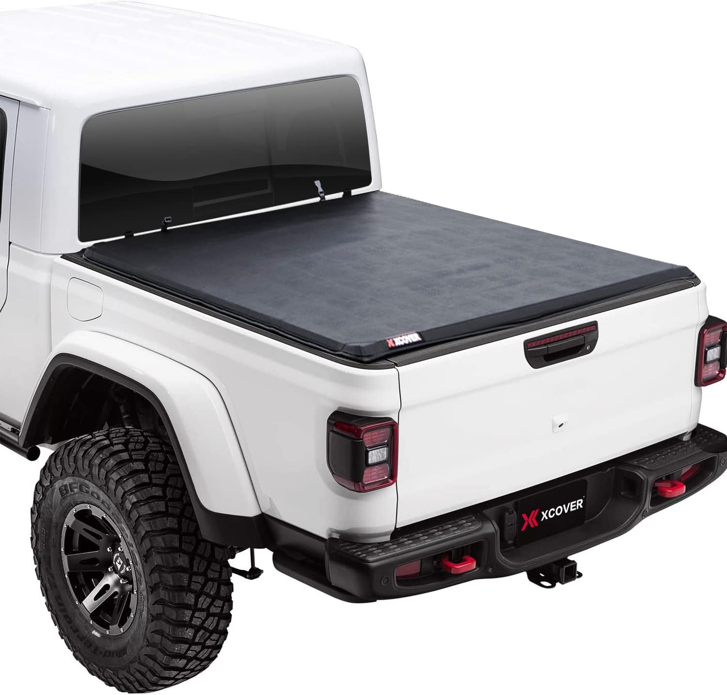 XCOVER Soft Roll Up Bed Cover, Tonneau Cover Compatible with 2020 2021 2022 2023 2024 2025 2026 Gladiator 5' Bed