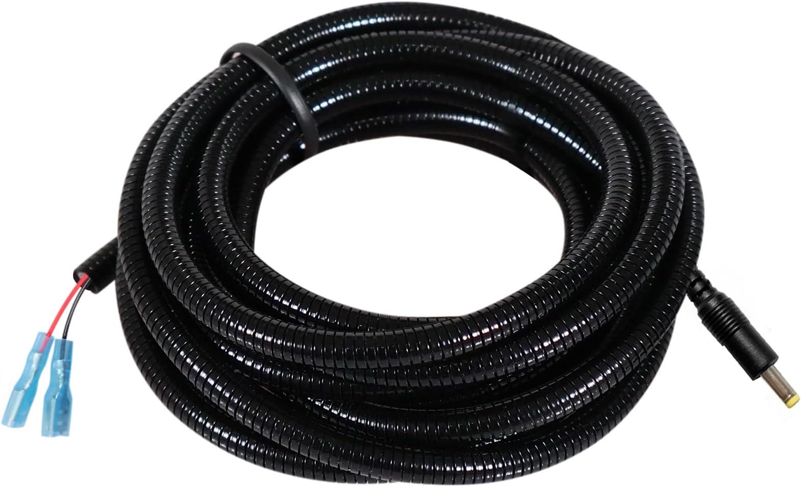 Durable Chew-Resistant Power Cable for Trail Cameras, Compatible with Stealth Cam, Spypoint, Moultrie, Browning, Wildgame Innovations, Muddy, Covert WC20, WC30, Black Gate, etc. 4.0x1.7mm DC Plug, 79"