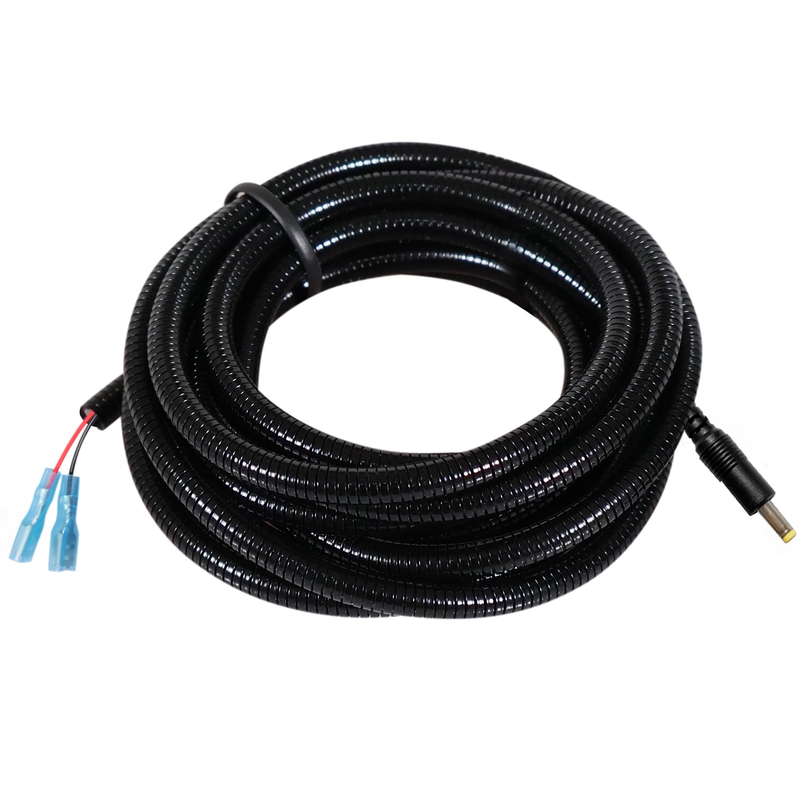 Durable Chew-Resistant Power Cable for Trail Cameras, Compatible with Stealth Cam, Spypoint, Moultrie, Browning, Wildgame Innovations, Muddy, Covert WC20, WC30, Black Gate, etc. 4.0x1.7mm DC Plug, 79"