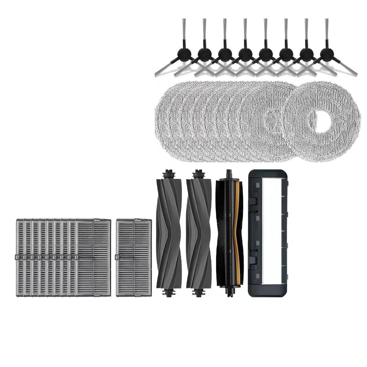 Compatibile Con Dreame, L10S Ultra Gen2, Accessori for Aspirapolvere Robot: Mocio, Spazzola Laterale, Filtro, Spazzola A Rullo(Set c)