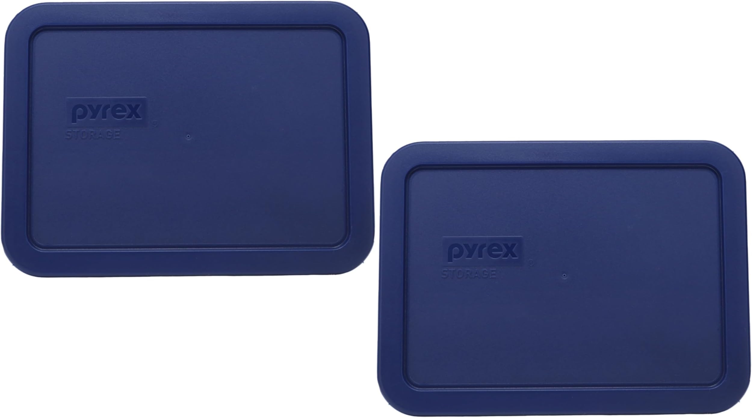 Pyrex 7210-PC 3-Cup Blue Food Storage Replacement Lid (2-Pack) - Made in the USA