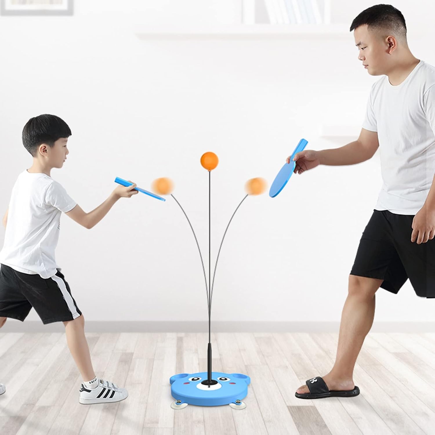 Portable Table Tennis Rebound Exerciser for Sports Exercise, Adults Kids Ping Pong Balls Springback Machine, Gym Relief Stress Equipment