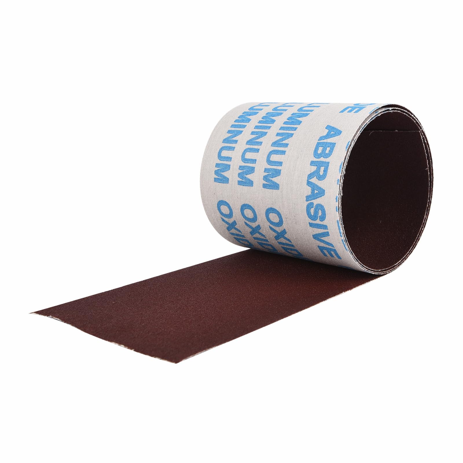 TopHomer 800 Grit Emery Cloth Roll, Abrasive Sandpaper Roll, Hand-Torn Flexible Soft Sandcloth Roll for Metal Glass Wood Grinding Polishing (1m Length, 95mm Width)