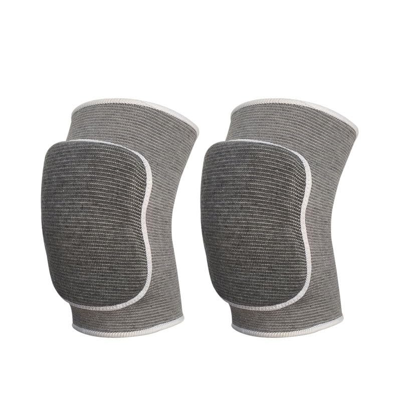 Exercise, protection Knee Pads for Women Sports Special Thickened Protective Gear Anti-fall Knee Joint Sleeves for Fitness, cycling, running, playing football(Gray,X-Large)