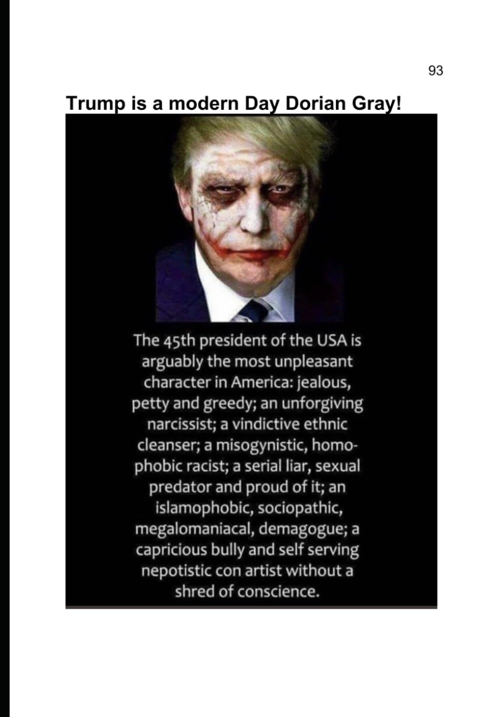 The Mafia Don: Donald and his life in the mafia