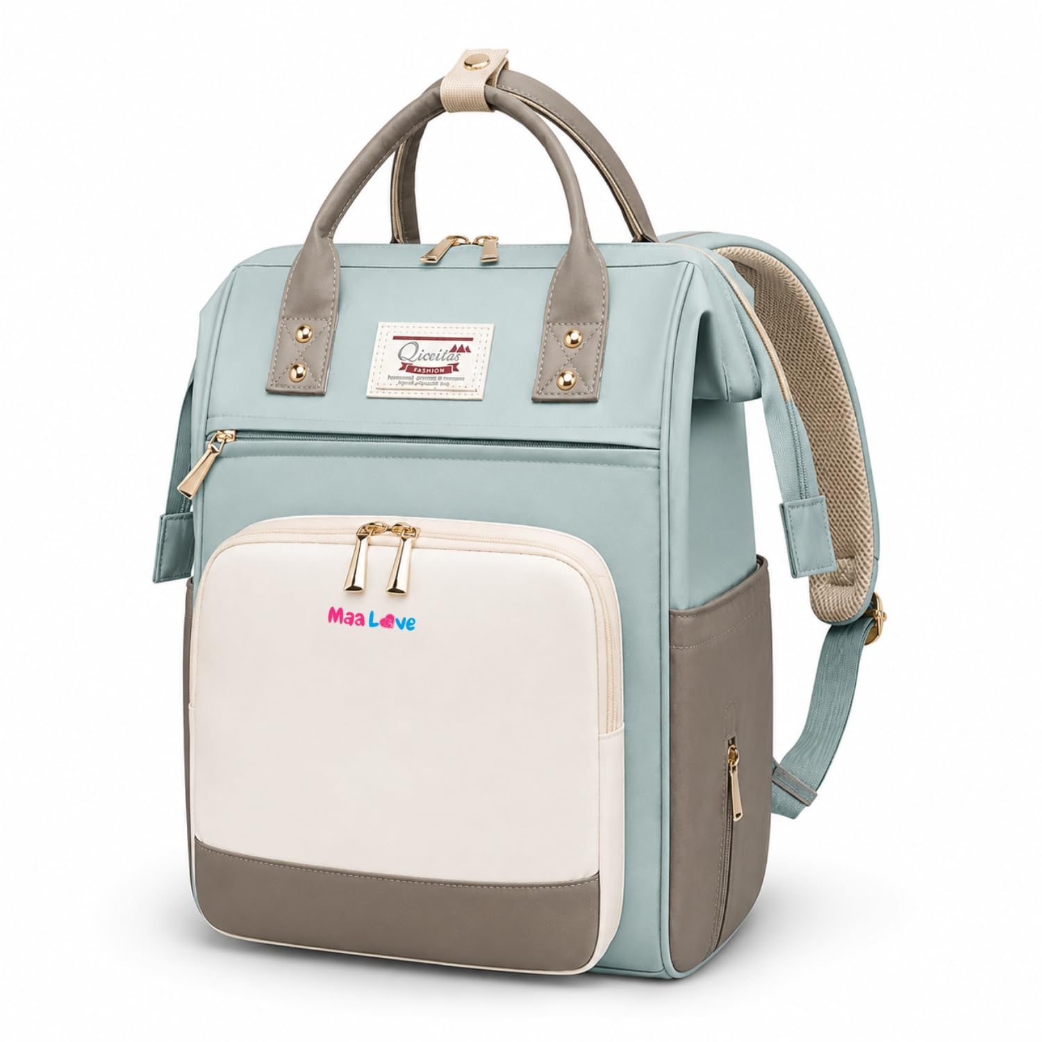 MaaLove Multifunctional Diaper Bag | for Mothers for Travel | Travelling Bag, Backpack Maternity Bags for Mother and Baby (Blue)-image-20
