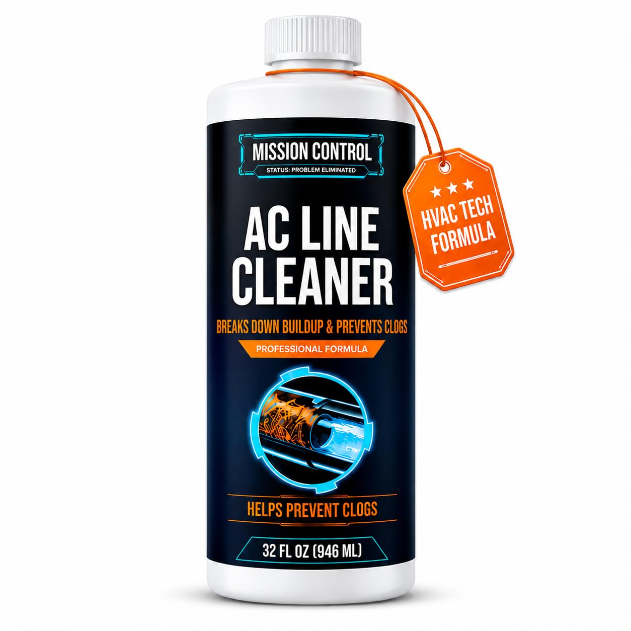 Mission Control AC drain line cleaner
