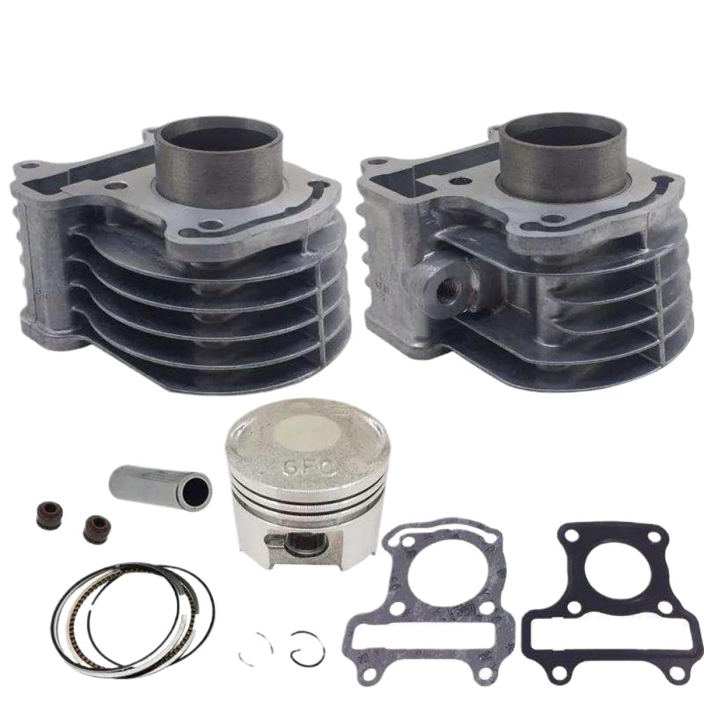 Kit guarnizioni anello pistone cilindro moto compatibile con DIO GIORNO VISION TODAY 50 NCH50 NSC50 NCH50 NVS50 NSK50 EFI CARB MODEL(carburetor model)