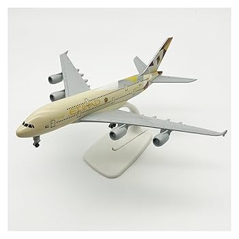 【箱付き】エティハド航空 A380 模型 1/250 1/250 Scale A380 ETIHAD Airline Aircraft Plastic ABS