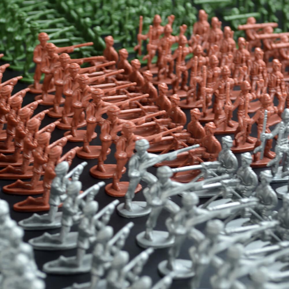 Uposao 300Pcs Military Soldier Playset Plastic Army Men Action Figures Battle Group - Image 4