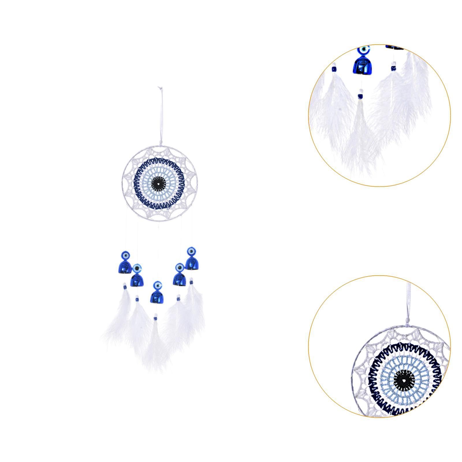 Generic Dreamcatcher Wall Decor Crochet Bohemian Modern Circular Hanging Ornament Handmade for Backdrop Apartment Decoration